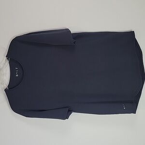 BYLT Basics blue drop cut tee men's Large